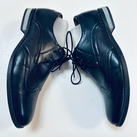 Gino Pheroni Clay Oxford Black Men\'s Dress Shoe Size US 8.5 main image 2